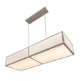 thumbnail image 5 of Meyda Tiffany 178216 Quadrato 6 Light 72" Wide Linear Pendant - Nickel, 5 of 7