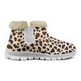 thumbnail image 5 of Whosucclay Flannel Womens and Girl Snow Boots Ankle Booties Waterproof Winter Boots Slip on Fashion Boots No Slip Boots, 5 of 6