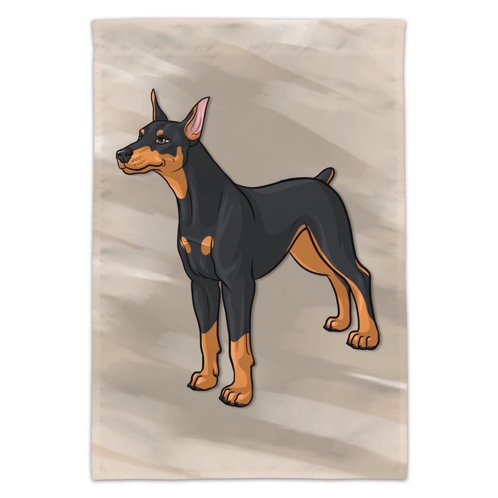 Doberman Pinscher Dog Pet Garden Yard Flag - Walmart.com - Walmart.com