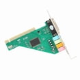 thumbnail image 2 of Tarjeta de sonido PCI de 4.1 canales para ordenador de sobremesa, tarjeta de audio interna estéreo envolvente CMI8738, 2 of 14