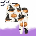thumbnail image 1 of MKOSPLRT Filles Garçons Halloween Tenue d'Intérieur 2 Pcs 3-15a Enfants Pyjamas Citrouille Ensembles Chandails à Manches Longues Pantalons de Pyjama Amples Tenues d'Automne, 1 of 5