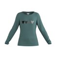 thumbnail image 2 of Maillot à Manches Longues en modal Doux et Confortable pour Femmes avec Imprimé Graphique, 2 of 4