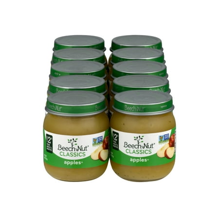 Beech-Nut Classics Apples Baby Food Stage 2 from About 6 Months, 4 oz