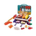 thumbnail image 4 of Juguetes de parrilla para niños, juego de cocina infantil, juego de parrilla para exteriores, juego de simulación. azul, 4 of 8