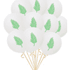 Hawaii Party Decorated Pineapple Flamingo Turtle Leaves Latex Balloons 10 Packs