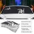 thumbnail image 5 of XMXY Car Sun Shade Windshield, Flying Birds and Elves Automotive Front Window Sun Visor for Cars SUV Trucks, Medium Size, 5 of 8