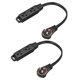 thumbnail image 1 of Cable de extensión DEWENWILS, enchufe plano giratorio de 360°, 1 pie, paquete de 2, 1 of 8