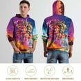 thumbnail image 4 of Mario Hoodie 3D Print Pullover Hooded Long Sleeve Sweatshirts Tops Blouse with Pocket for Mens Womens, 4 of 6
