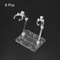 thumbnail image 3 of Action Figure Stands 2.9 x 3.7 Inch Double Display Holder Base for Model Display 6 Pcs, 3 of 6