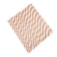 thumbnail image 4 of Vasos de papel a rayas de oro rosa, pajitas, vajilla desechable, suministros para decoración de fiesta de cumpleaños(#1), 4 of 8