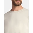 thumbnail image 4 of Athletic Works Men's and Big & Tall Men's Fleece Crewneck Sweatshirt, Sizes XS-5XLT, 4 of 7