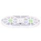thumbnail image 3 of Refroidisseur pliable pour ordinateur portable 4 couleurs, double ventilateur, grand volume d'air, dissipateur thermique (blanc), 3 of 4