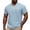 Blue, variant on Mens Golf Polo Shirts Short Sleeve Casual Banded Bottom Stretch Classic Fit Solid Knit T-Shirts
