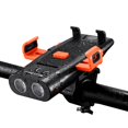 thumbnail image 4 of Juego de luces recargables para bicicleta, luz LED de advertencia para faros delanteros de bicicleta, banco de energía de 3000 mAh, 500 lm, resistente Negro Baoblaze faro de bicicleta, 4 of 8