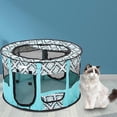 thumbnail image 1 of Parque portátil plegable para perros y gatos | Corral para gatitos y transportín de viaje para interiores y exteriores, 1 of 3