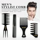 thumbnail image 2 of Xihbxyly Juego de Peines para El Cabello, Kit Profesional de Peinado, Diseño Flexible Anticalor, Peine de Dientes Finos y Anchos, Ideal para Teñir y Seccionar, para Uso En Peluquería o En Casa, Perfe, 2 of 3