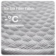 thumbnail image 6 of 3D Suspended Ice Silk Cooling Seat Pad, TPE Honeycomb Gel Breathable Ergonomic Back Support Cushion Portable for Car Office Home, 6 of 8