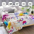 thumbnail image 6 of Soccer Blanket for Boys Girls, Soccer Gifts for Men Women, Soft Soccer Mom Gift Soccer Blanket for Room Decor Bedding 60x80in, 6 of 6