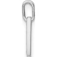 thumbnail image 2 of 14K White Gold Diamond Letter W Initial Pendant (Width 10.32) (Length 14.52) - Jbsp, 2 of 5