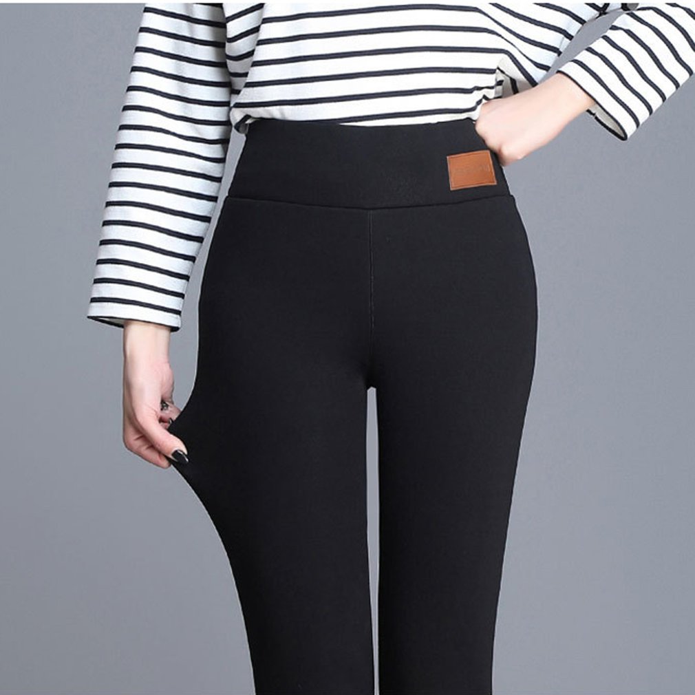 Warm Pants Winter Skinny Thick Velvet 