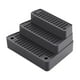 thumbnail image 5 of Rampa para caja de arena automática para gatos, escalera para arena para gatos, almohadilla lavable, extraíble con filtro, estribo de 3 escalones para Gris oscuro, 5 of 8