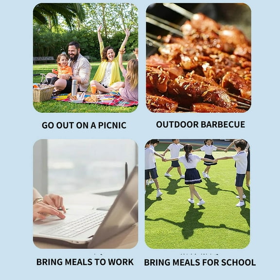 Tainini Insulated Lunch Bag Reusable Lunch Box Lunch Cooler Tote Bag for Women Men Adults Work Picnic