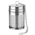 thumbnail image 1 of Coladores de té para té suelto, infusores de acero inoxidable con forma de bola, malla microperforada, té de hojas sueltas, hierbas, especias y condimentos, 1 of 8