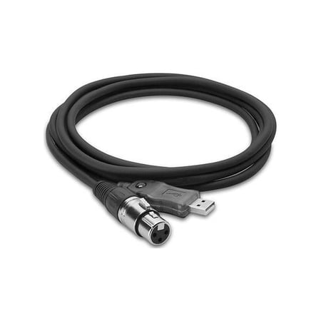 UPC: 0728736054974 | Hosa Technology UXA-110 Hosa Technology Tracklink Microphone to USB Interface  XLR3F to USB Type A  10 ft – USB/XLR for Audio Device  Microphone – 10 ft – 1 x XLR Female Audio – 1 x Type A Male USB
