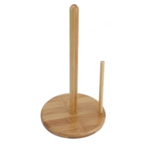 Non-slip Bottom Paper Towel Stand, Paper Holder, Natural Bamboo European Style Desktop Rack For Home Kitchen