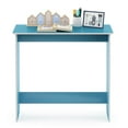 thumbnail image 3 of Furinno Simplistic Parsons Study Table, Light Blue/White, 3 of 6