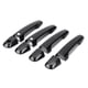 thumbnail image 3 of Juego de 8 piezas de repuesto para manija de puerta exterior de coche para Mitsubishi Pajero/Montero/Shogun Sport 2019-2021, estilo de fibra de carbono, 3 of 5