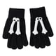 thumbnail image 3 of Guantes de aislamiento térmico para pantalla táctil informales con ojos de muñeca 3D perfecl adultos y niños Negro, 3 of 8