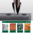 thumbnail image 3 of Abridor de agujeros de piedra hexagonal de broca de mosaico triangular Ndcxsfigh eficiente (5 + 6 + 6 + 8 + 10 + 12 mm), 3 of 6