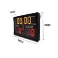 thumbnail image 2 of Electronic Basketball Scoreboard,Led Multifunctional Sports Electronic Scoreboard Scoreboard,Wall-Mount Scoreboard Digital Scoreboard For Basketball League Wrestling ,Easy to Use, 2 of 7