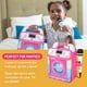 thumbnail image 4 of Máquina de karaoke portátil para adultos y niños - Altavoz incorporado, Bluetooth, luces LED, micrófono con cable - Con efectos de cambio de voz, 4 of 5