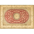 thumbnail image 1 of Ahgly Company Indoor Rectangle Persian Brown Traditional Area Rugs, 6' x 9', 1 of 4