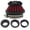 Red, variant on Motorcycle Universal 35 42 48 50mm for Carburetor Air Intake Filter Cleaner Intake Pipe Modified Scooter