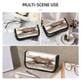 thumbnail image 5 of Fotbe Cute Cow Bath Pattern Pencil Case,Canvas Pen Case, Multi- Slot Pencil Pouch, Portable Pencil Bag, Pen Case for& Office, Makeup Bag ,Zipper Pouch, 5 of 6