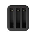 thumbnail image 2 of Concentrador De Cargador De Batería Soporte de cargador de batería de 3 ranuras 12V 3A Hub de carga rápida para cámara Insta360 X2 X3 Ndcxsfigh  Para estrenar, 2 of 9