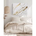 thumbnail image 3 of White Gold Modern Wall Art for Living Room,Canvas Picture Wall Decor for Bathroom Bedroom,Abstract Vintage Marble Geometric Painting Artwork for Office Kitchen Hallway Dining Room Home Decor 16"x20", 3 of 8