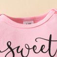 thumbnail image 3 of Emy Dola Newborn Baby Girl Clothes Infant Girl Outfits Long Sleeve Ruffle Letter Romper + Floral Bell Bottoms + Headband Set, 3 of 10