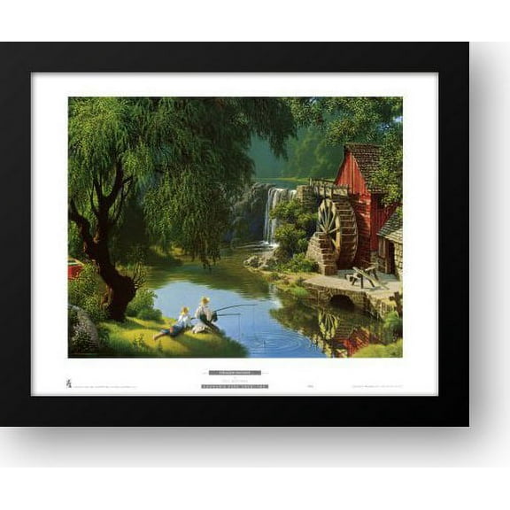 The Good Old Days 24x20 Framed Art Print by Detlefsen, Paul