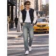 thumbnail image 3 of EMMIOL Men's Wide Leg Baggy Loose Fit Denim Jeans, Y2K Vintage Hip Hop 90s Streetwear, 3 of 9