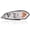 Clear lens White Housing Amber Reflector(Left), variant on CROSSDESIGN Headlight Headlamps Fit for Chevy Monte Carlo 2006-2007/Chevy Impala 2006-2016