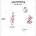 thumbnail image 3 of Music Note Necklace 925 Sterling Silver Ballerina Necklace Music Note Pendant Necklaces Ballet Jewelry Gifts for Women Dancer, 3 of 4