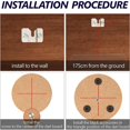 thumbnail image 4 of Dart Mounting Bracket Hardware Kit Mounting Bracket Set Hanging Wall Hooks, 4 of 5