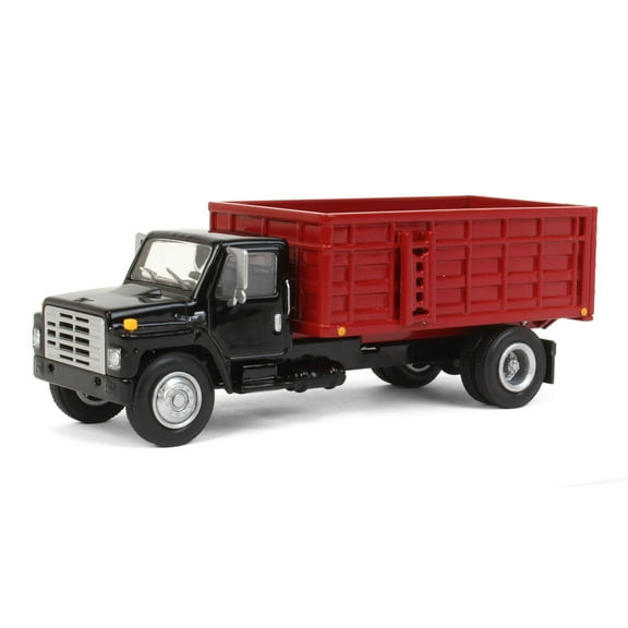 Spec Cast 1/64 Black & Red 1982 International S1954 Grain Truck BAM-005