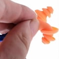 thumbnail image 2 of Soft Silicone Corded Ear Plugs, Reusable Hearing Protection, 100 Pairs Individually Wrapped, 2 of 5