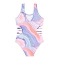 thumbnail image 3 of Rgdypko 7-8 Years Swimsuits For Kids Girls Sleeveless Colorful Bikini Swimsuits Bikini Sport Bathing Suits Fashion Girl Clothes Purple, 3 of 5