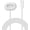 1-Pack White, variant on Melvexa for Pixel Watch 4 Charger Dock, Fast Charge Type-C Chargeing Cable, 2 Pin Cord Matte Side Charger Dock Compatible for Google Pixel Watch 4 41mm/45mm, White